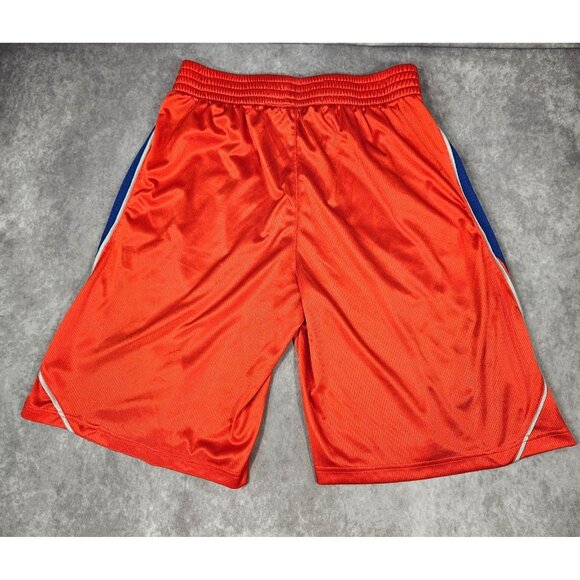 Reebok Men Basketball Athletic Dri-Fit Sweat Shorts Orange Blue 10" Inseam L - Picture 9 of 10